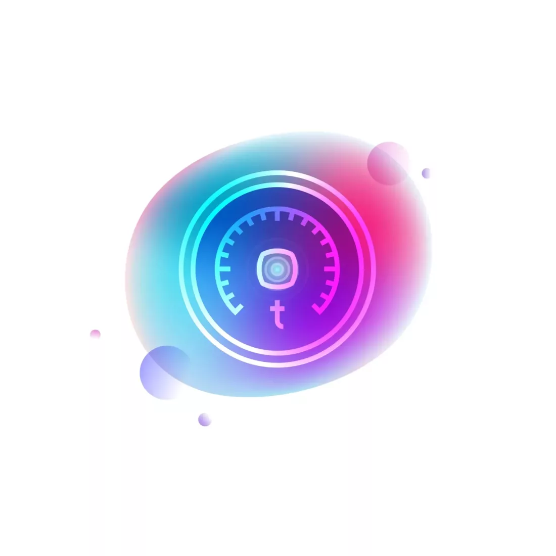 Colourful Smart Thermostat Vector