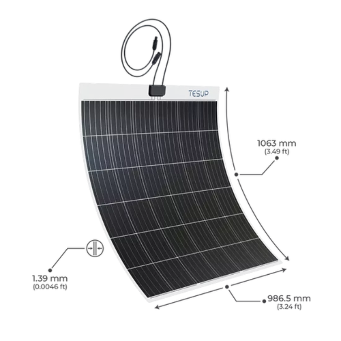 TESUP Flexible Solar Panel