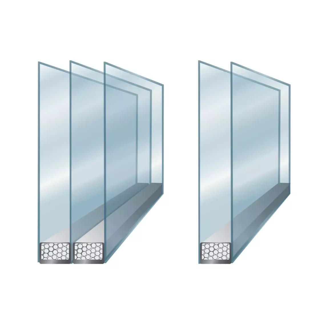 Double and Triple Glazing Slices