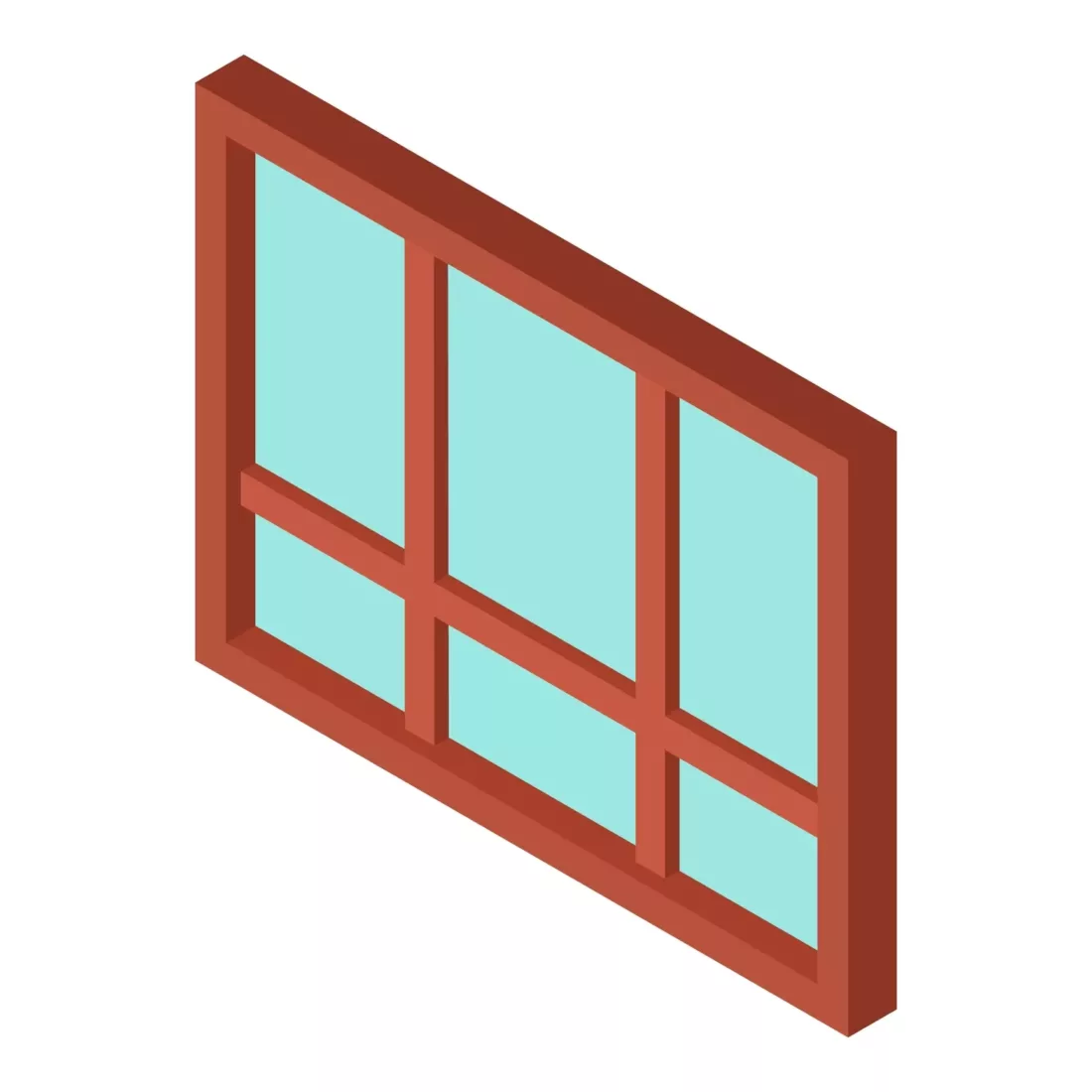 Timber Window Vector